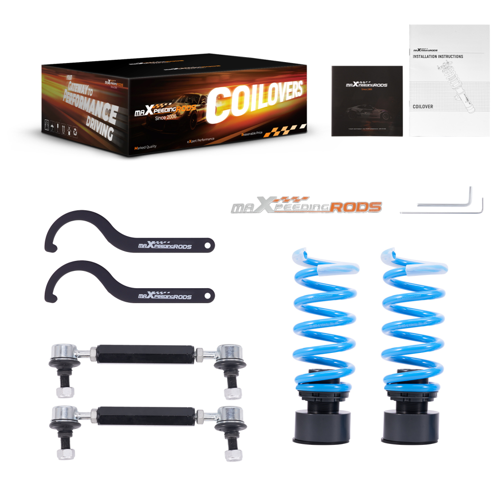 MaXpeedingrods T6 COILOVER Lowering Kit compatible for Mercedes-Benz C300 C350 4Matic Sedan